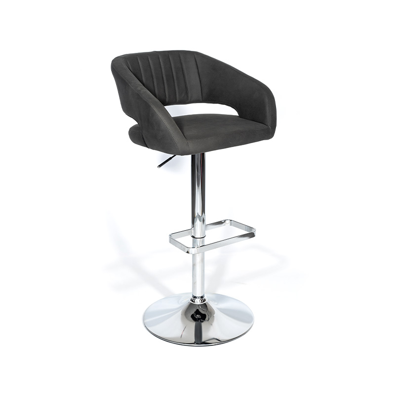 Pu Modern Ajustable Height & Swivel Bar Stool